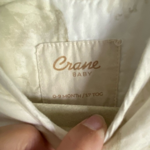 Crane Baby Wearable Blanket, Kendi, 1.7 TOG Soft Animal Print 0-9 Month - Picture 3 of 7